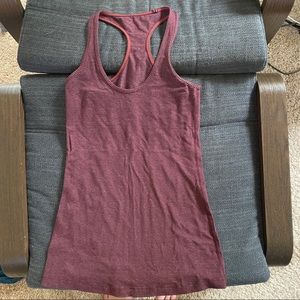 lululemon striped cool racerback sz 4